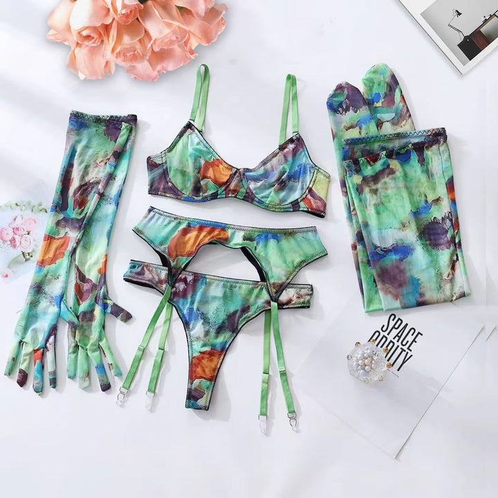 Celeste Mesh Lingerie Set